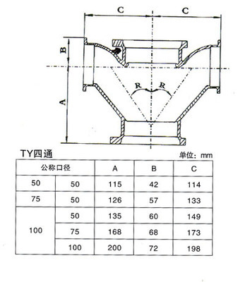 W型Y四通 價格合理，廠價直銷的日用化工機械配件首選